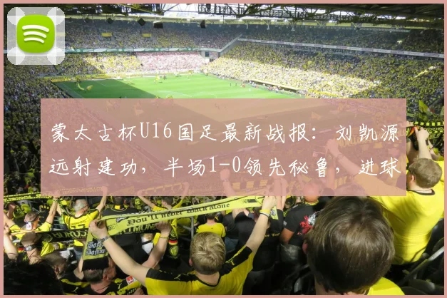 蒙太古杯U16国足最新战报:刘凯源远射建功,半场1-0领先秘鲁,进球回放与分析